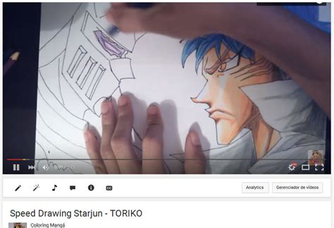 Speed Drawing Starjun Toriko By Coloringmanga13 On Deviantart