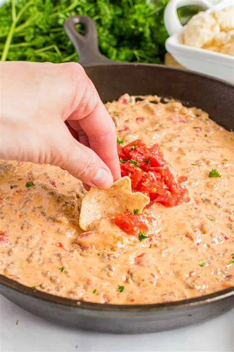Place the poblano peppers on the baking sheet and roast under the broiler for 3 to 4 minutes. Rotel Dip Recipe - Shugary Sweets