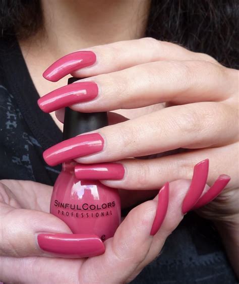 pin by asg5353 on 3 amazing beautiful and pretty pink dragon claws curved nails long red nails