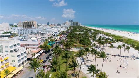 Aerial Over Miami Beach Fl Stock Footage Video 100 Royalty Free