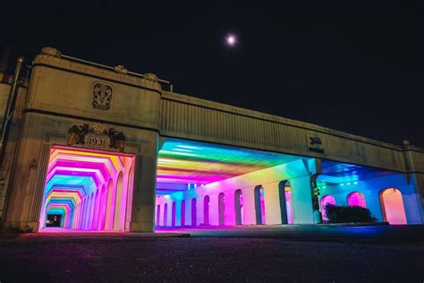 Rainbow Light Tunnels — Thomas Chen Photography Light Tunnel Rainbow