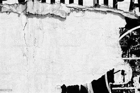 Blank White Black Old Ripped Torn Paper Crumpled Creased Posters Grunge