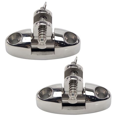 Buy Autoly Double Boat Bimini Top Deck Swivel Hinge Side Ed Stainless
