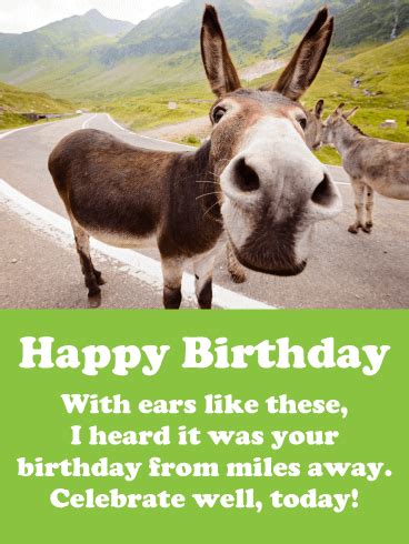 I Heard It S Your Birthday Funny Birthday Card Birthday Greeting Cards By Davia Happy