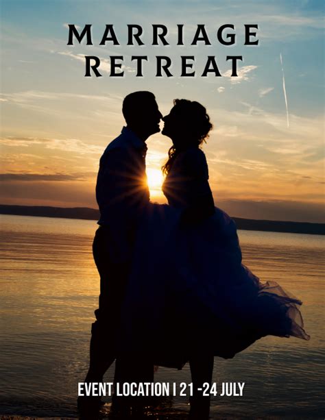 Marriage Retreat Template Postermywall