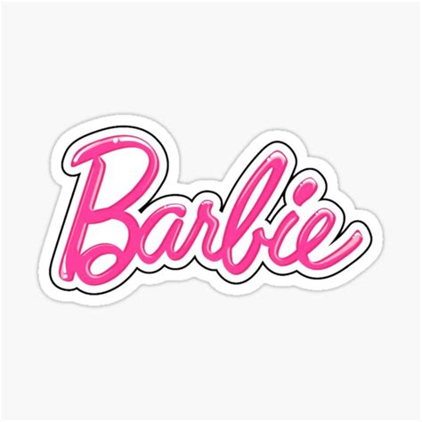 Logo Stickers Barbie Uk