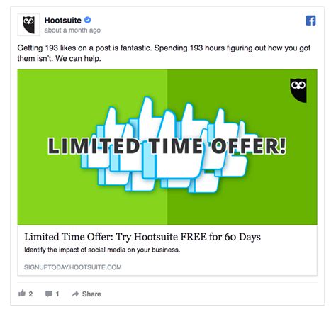 hootsuite facebook ad example | Facebook ads examples, Facebook ads inspiration, Best facebook