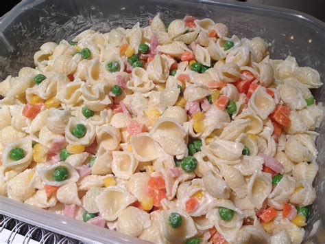 Comfort Food Recipe Cold Shell Pasta Salad My Hungry Tummy