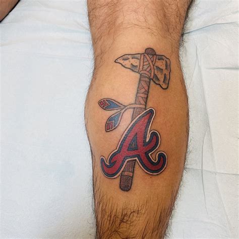 Discover More Than 59 Atlanta Braves Logo Tattoo Latest Incdgdbentre