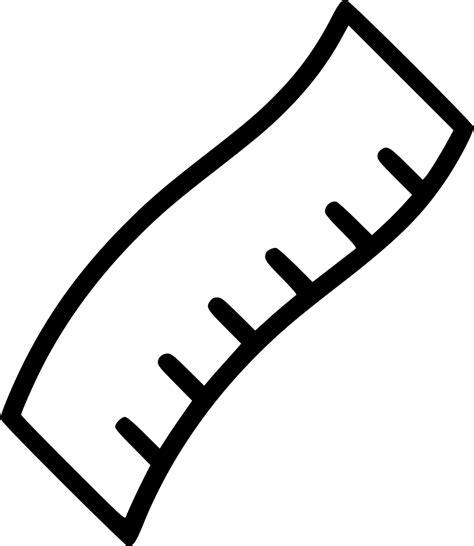 Measuring Tape Ruler Measure Scale Straightedge Svg Png Icon Free