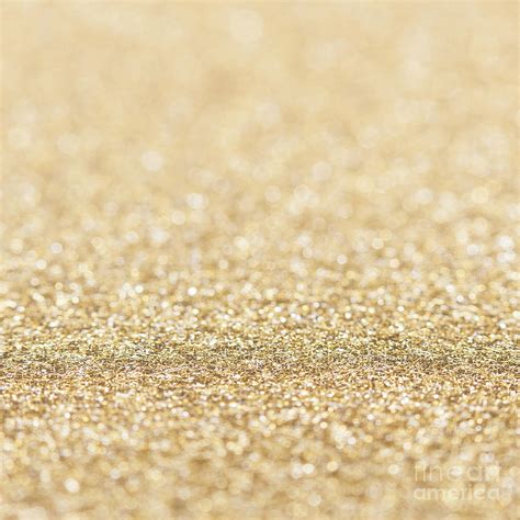Beautiful Champagne Gold Glitter Sparkles Photograph By Pldesign