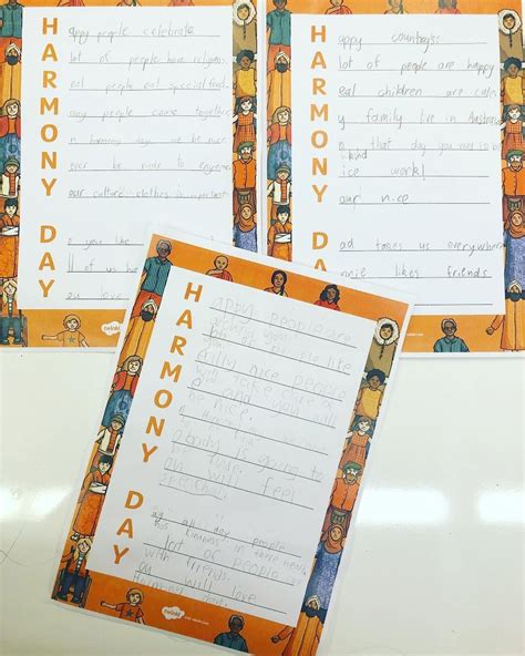 Harmony Day 🧡 Forgot To Share These Gorgeous Acrostic Poems That My