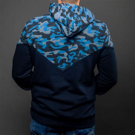 Arsenal Inc Hoodies Blue Camo Cotton Poly Relaxed Fit Ascend