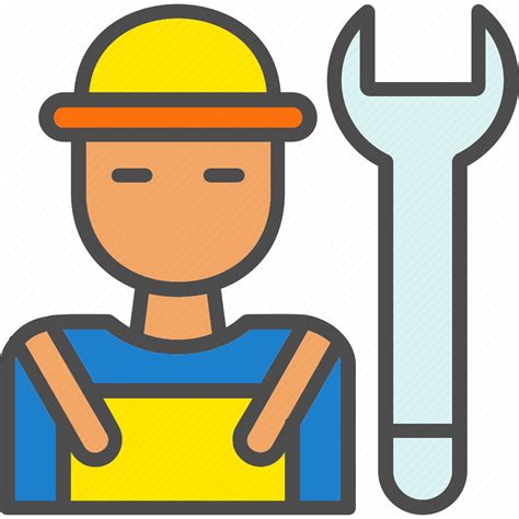 Avatar Job Mechanic Plumber Profession Technician Icon Download