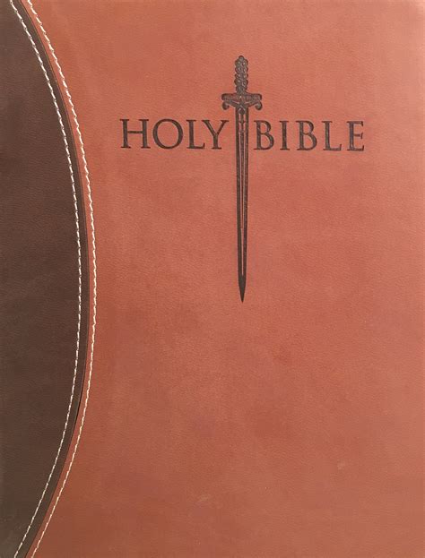 Kjv Sword Study Bible Personal Size Large Print Dark Brown Light Brown