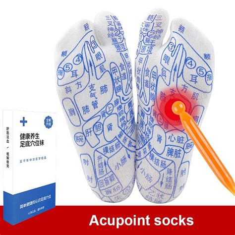 Acupressure Reflexology Socks Palm Acupoints Gloves Physiotherapy Massage Relieve Tired Foot