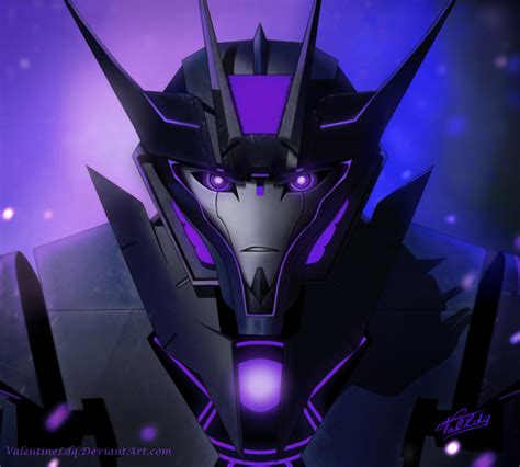 Transformers Prime Soundwaves Face By Valentineldq On Deviantart
