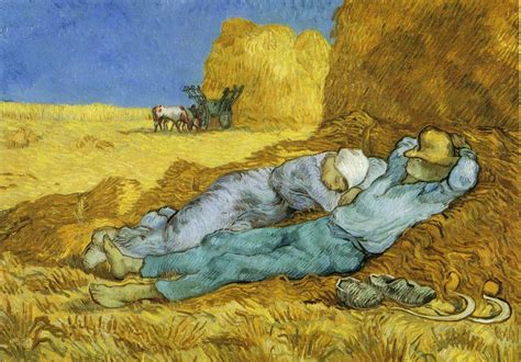 Contadini In Siesta Vincent Van Gogh Blog Di Pociopocio