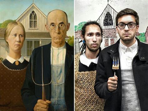 Two Bored Coworkers Recreate Famous Paintings Recreate Famous