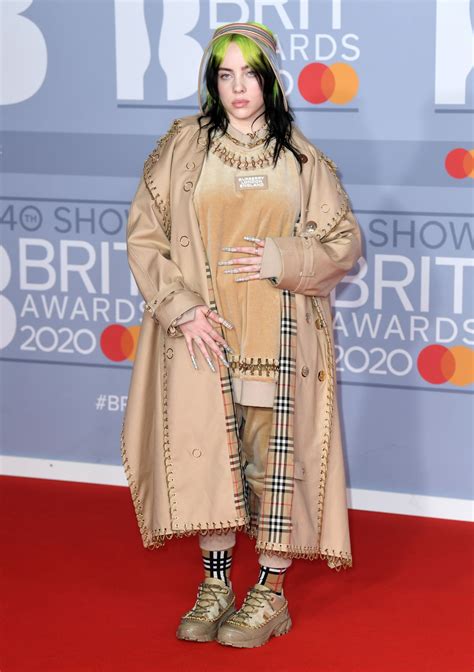 Billie Eilish At Brit Awards 2020 In London 02182020 Hawtcelebs