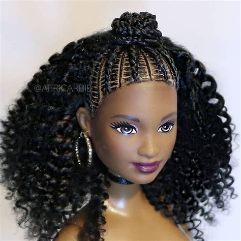 Gorgeous Black Dolls With Styled Natural Hair And Braids We Love This