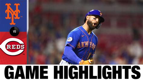 Mets Vs Reds Game Highlights 71921 Mlb Highlights Youtube