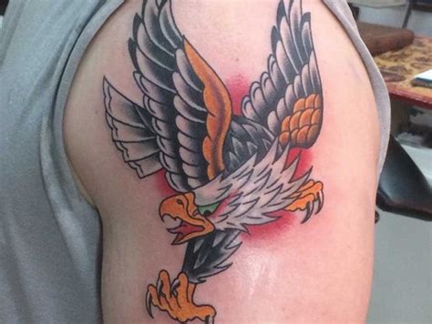 Traditional Eagle Tattoo Arm