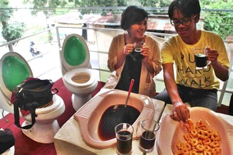 Check Out The Indonesian Toilet Themed Restaurant Where You Can Eat From A Latrine Photos