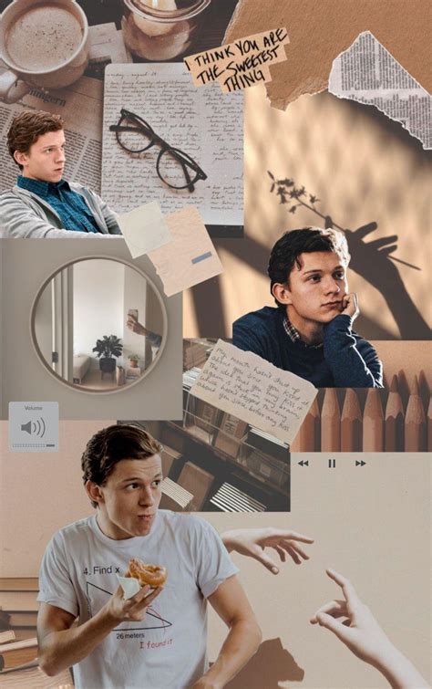 Tom Holland Spider Man Wallpaper Collage