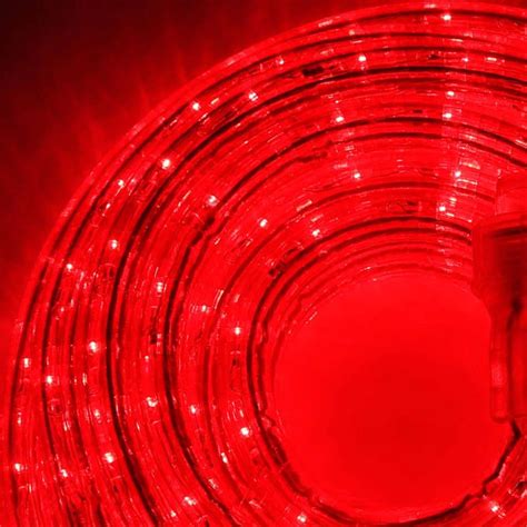 Super Bright Plasma Expandable Led Plug In Rope Lights Red Red Led