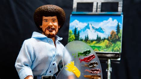 Rediscover The Joy Of Painting With Necas New Bob Ross Figure Ign