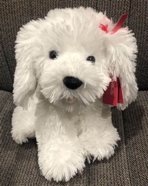 Molly Victoria Secret Limited Edition White Fluffy Dog By Gund With Tag