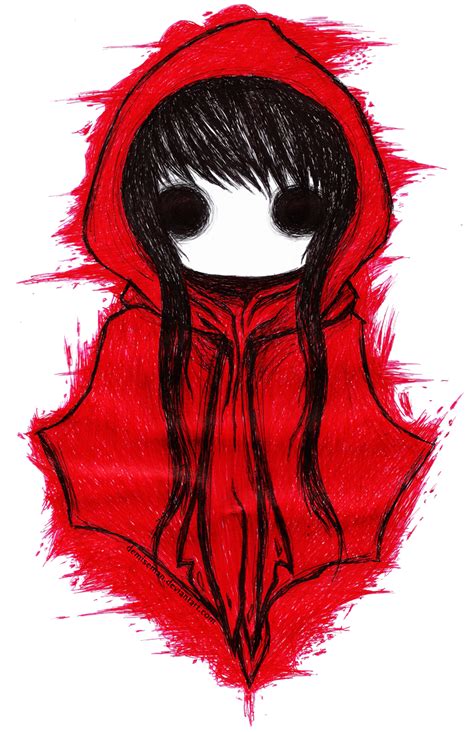 Red Riding Hood By Demiseman On Deviantart Gothic Drawings Creepy Drawings Creepy Art Emo