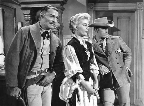 Peggie Castle Peter Brown And John Russell In Lawman 1959 1962 Western