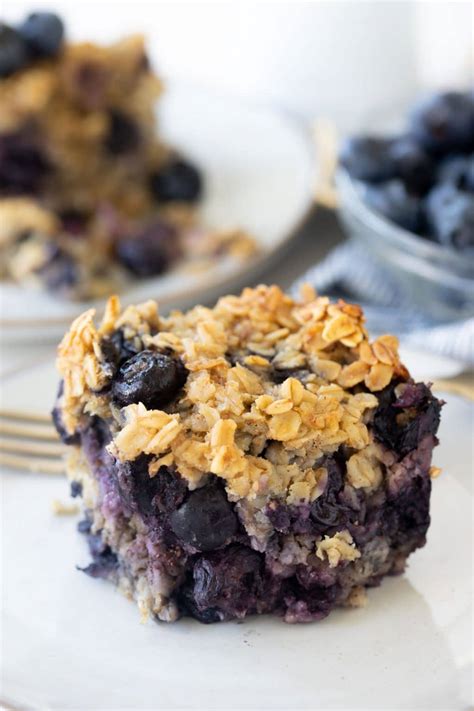 Blueberry Baked Oatmeal Hungry Hobby