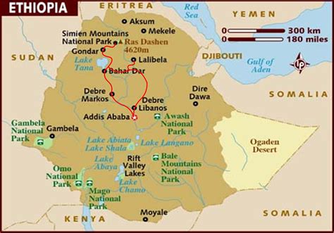 Places And Spaces Ethiopia 2011 The Itinerary And Route