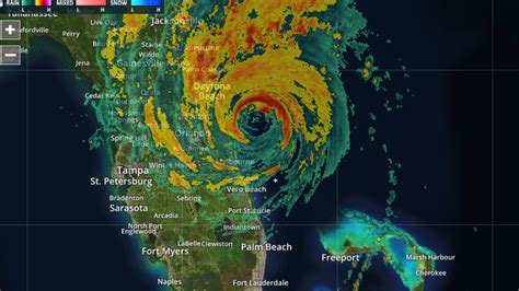 Interactive Radar Hurricane Matthew Stalks The Florida Coast