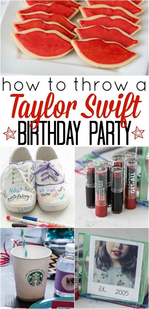 How To Throw A Taylor Swift Birthday Party Taylor Swift Birthday