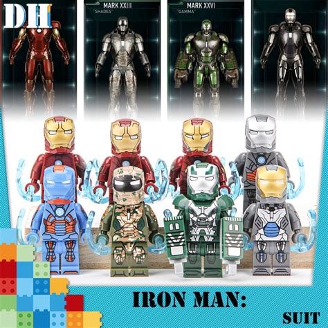 The Avengers All Iron Man Mark Set War Machin Quantum