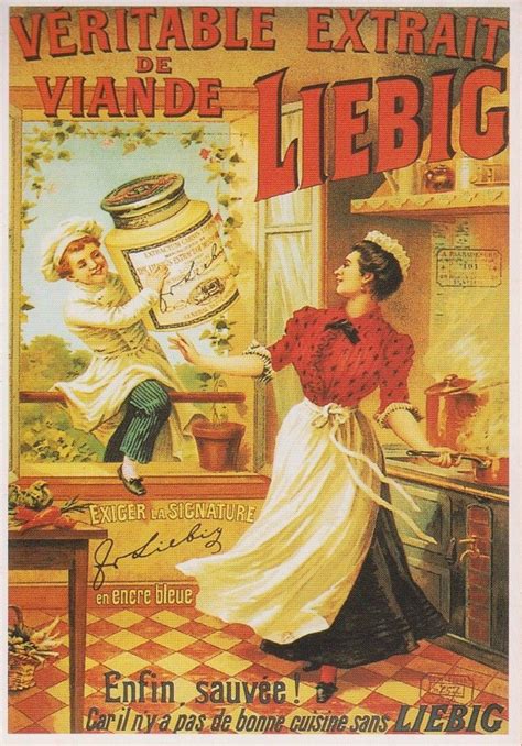 an advertisement for the vegetable extrait vande liebc with two women in aprons