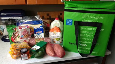 Amazon Brings Me My Groceries Amazon Fresh Review Poorer Than You