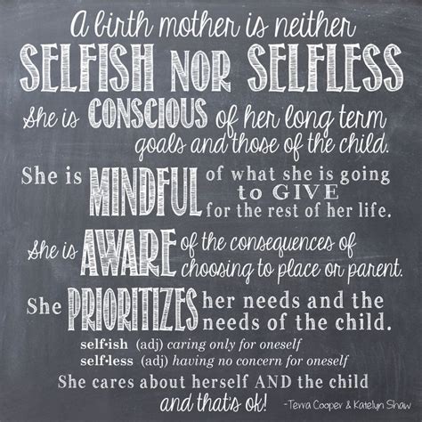 Selfless Mother Quotes Quotesgram