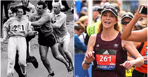 50 Years Later The First Woman To Run The Boston Marathon Finished The
