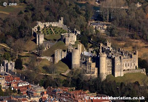 Arundel Castle West Sussex Aerial Photograph Aerial