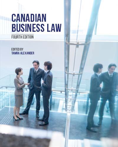 Canadian Business Law 4th Edition Emond Publishing