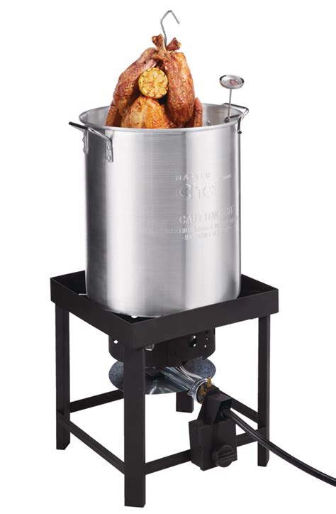 Master Chef Outdoor Aluminium Turkey Deep Fryer And Boiler With A Propane Gas Burner Canadian Tire