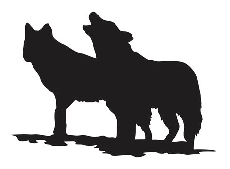 Animal Wolf Silhouette 12904594 Png