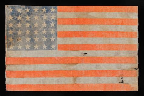 36 Stars 1864 67 Large Scale American Parade Flag Of The Civil War Era