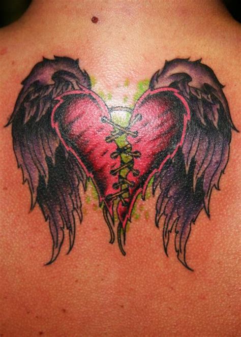 Https://techalive.net/tattoo/broken Heart With Angel Wings Tattoo Designs