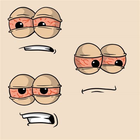 Stoned Cartoon Eyes Illustrations Royalty Free Vector Graphics And Clip